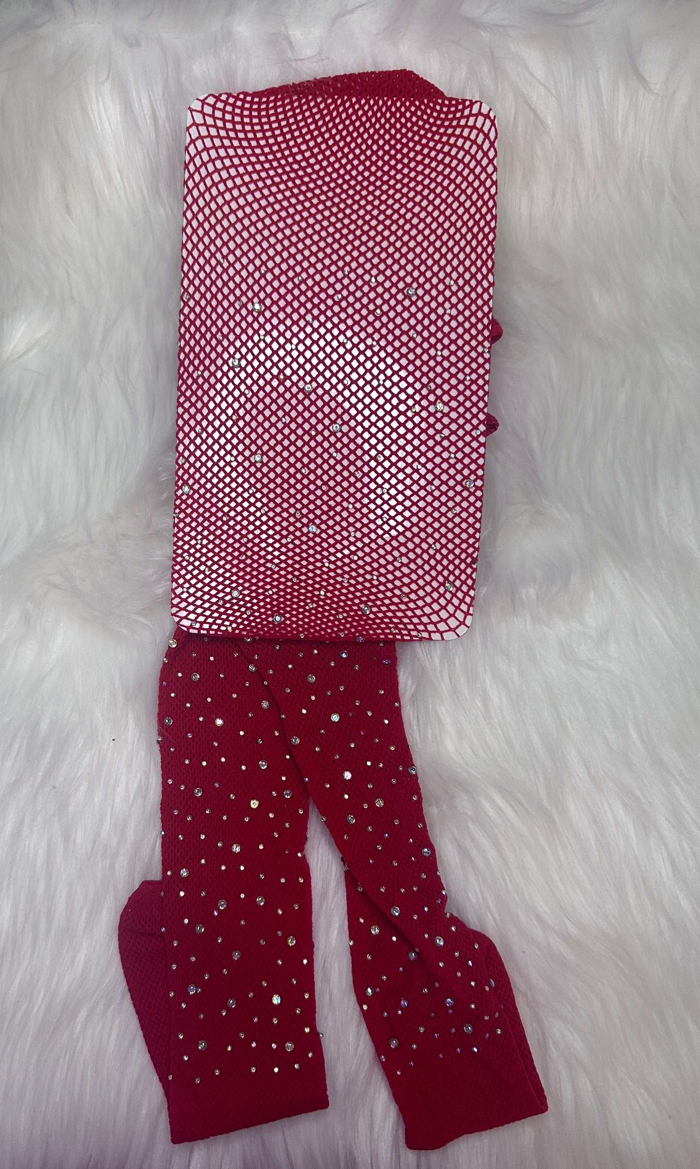 Red Bling Tights