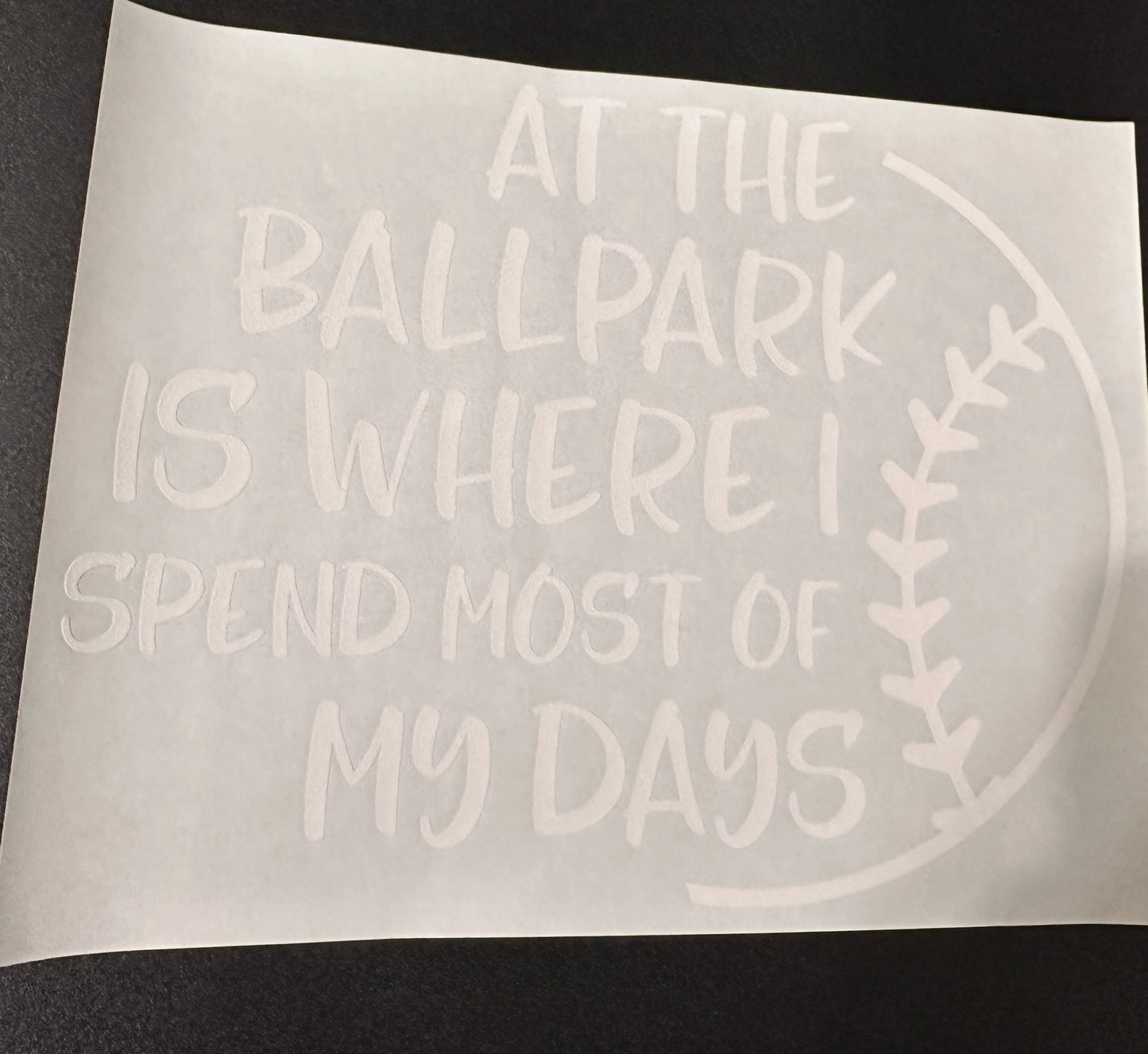 At The Ballpark
