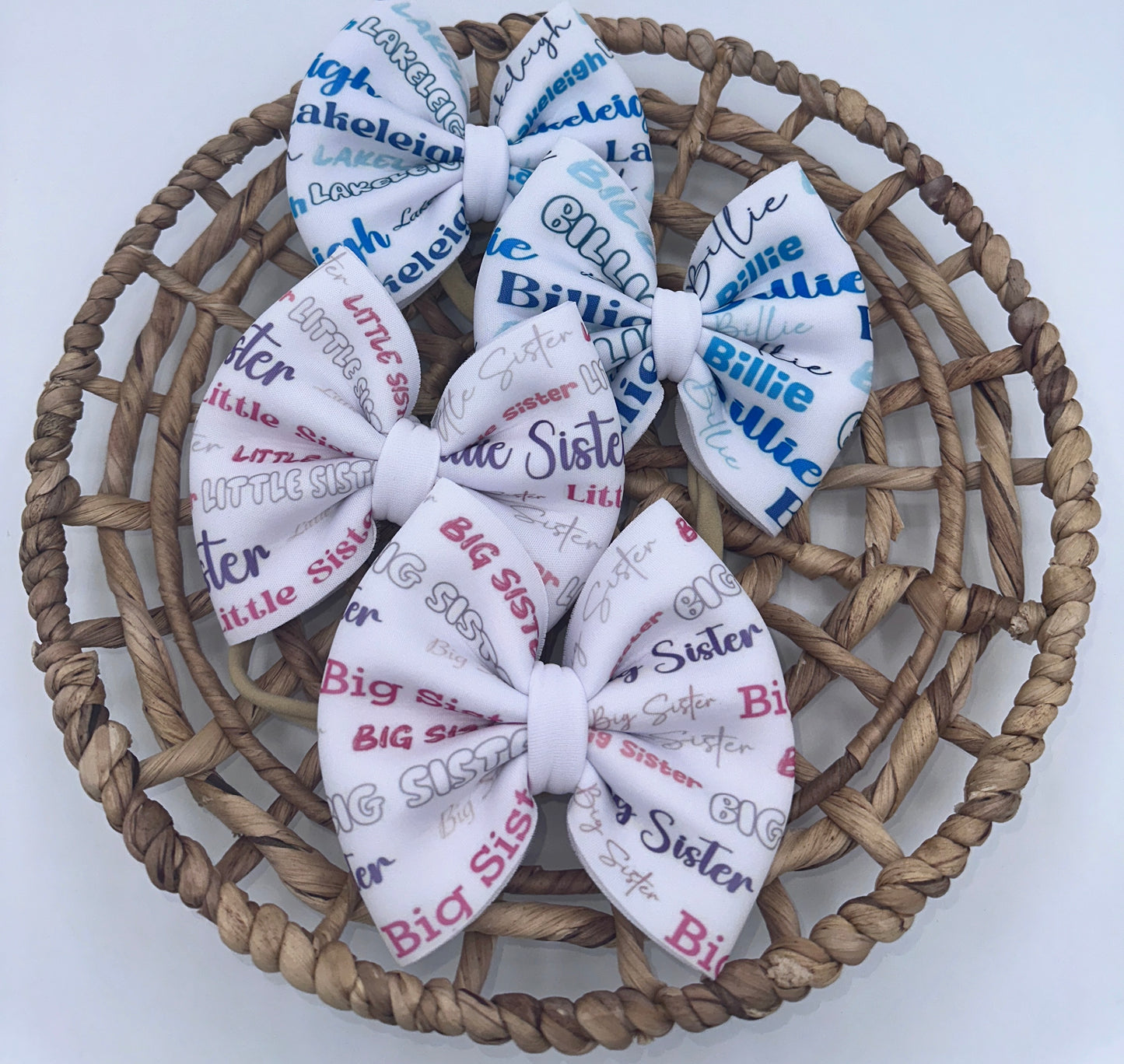 Sublimation Name Bow