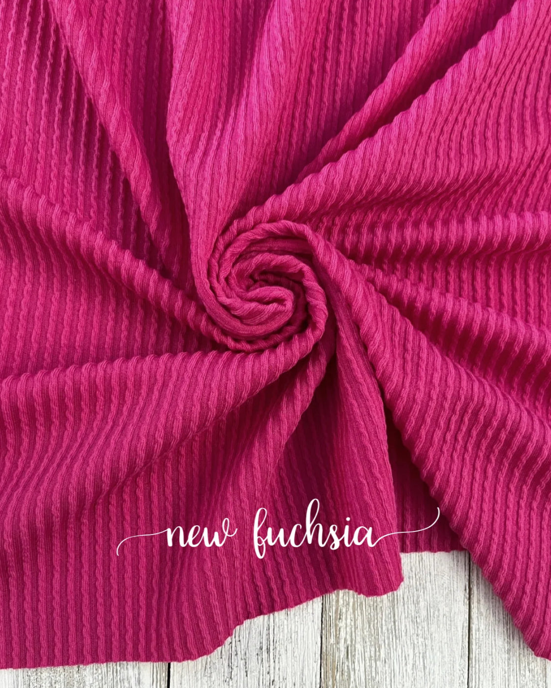 Fuchsia Urban Rib Knit
