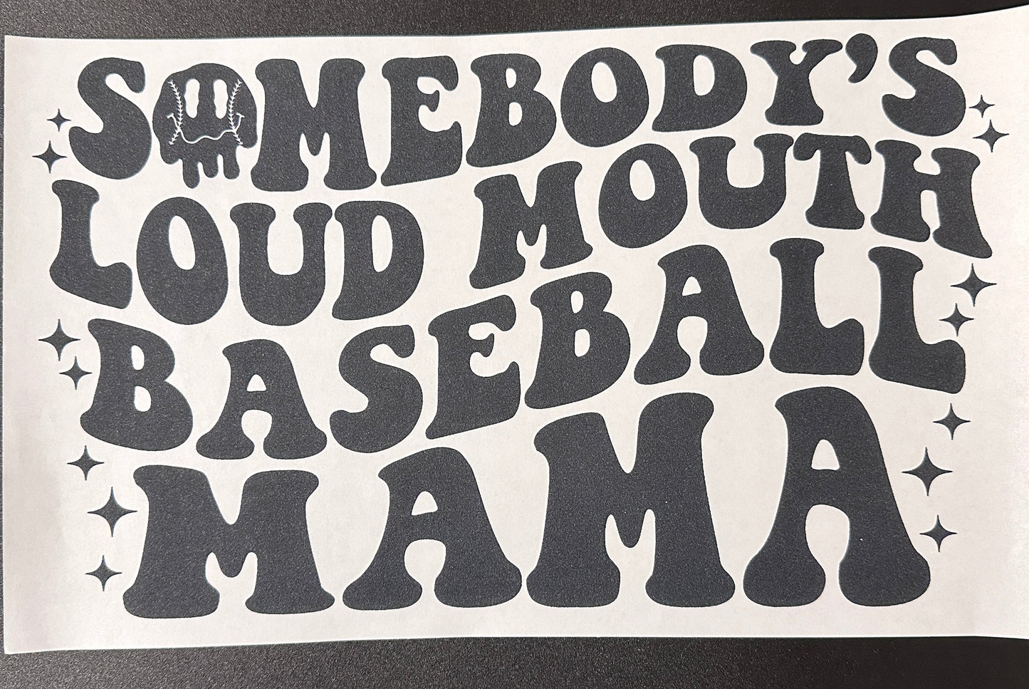 Loud Mouth Baseball Mama