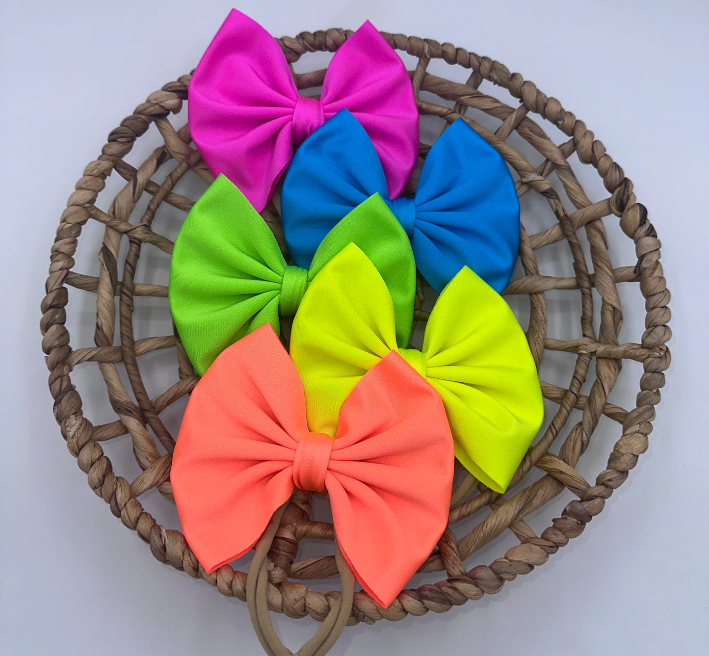 Neon Swim Bows