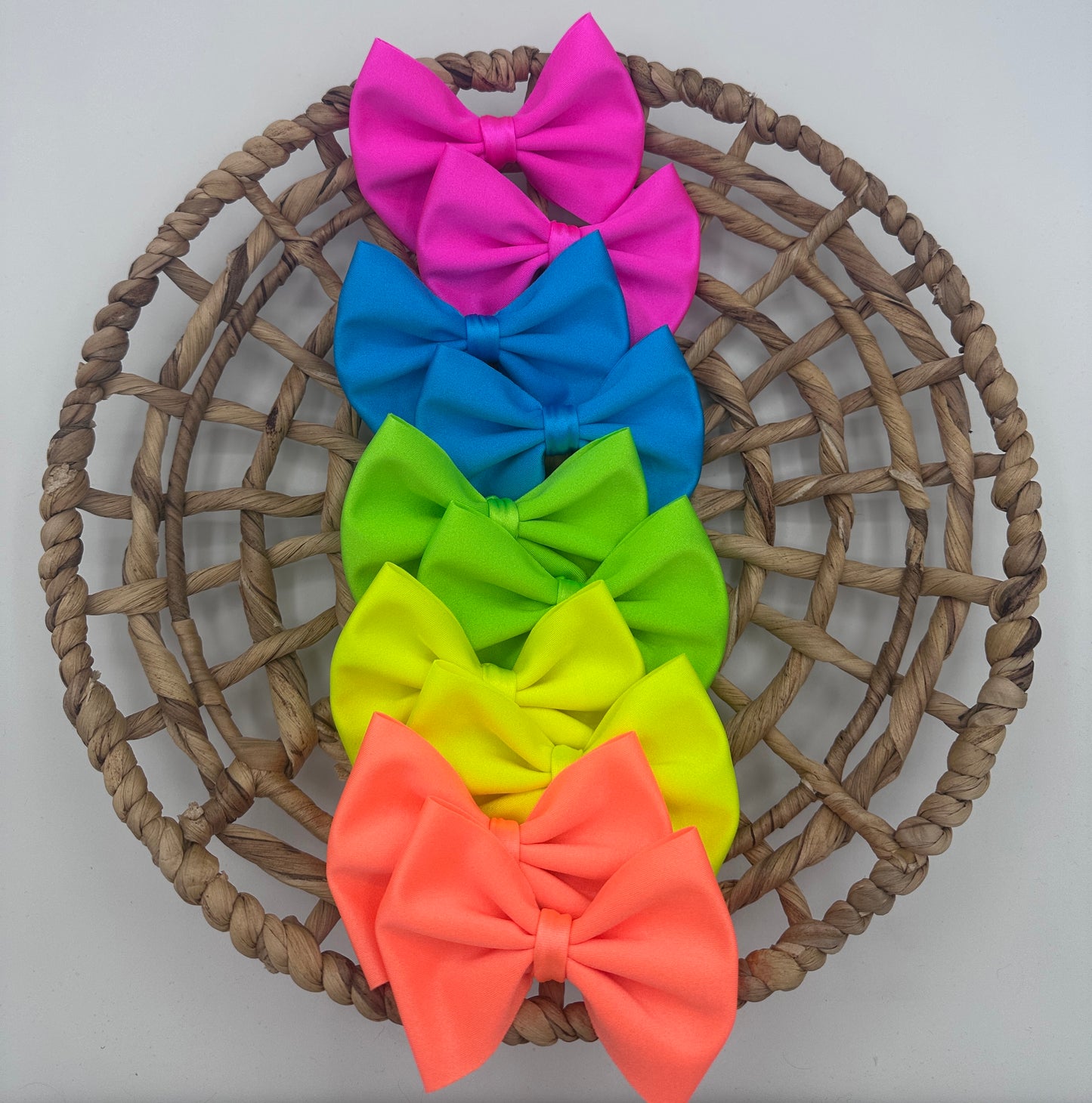 Neon Swim Bows