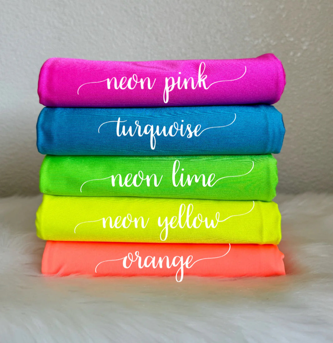Neon Swim Bows
