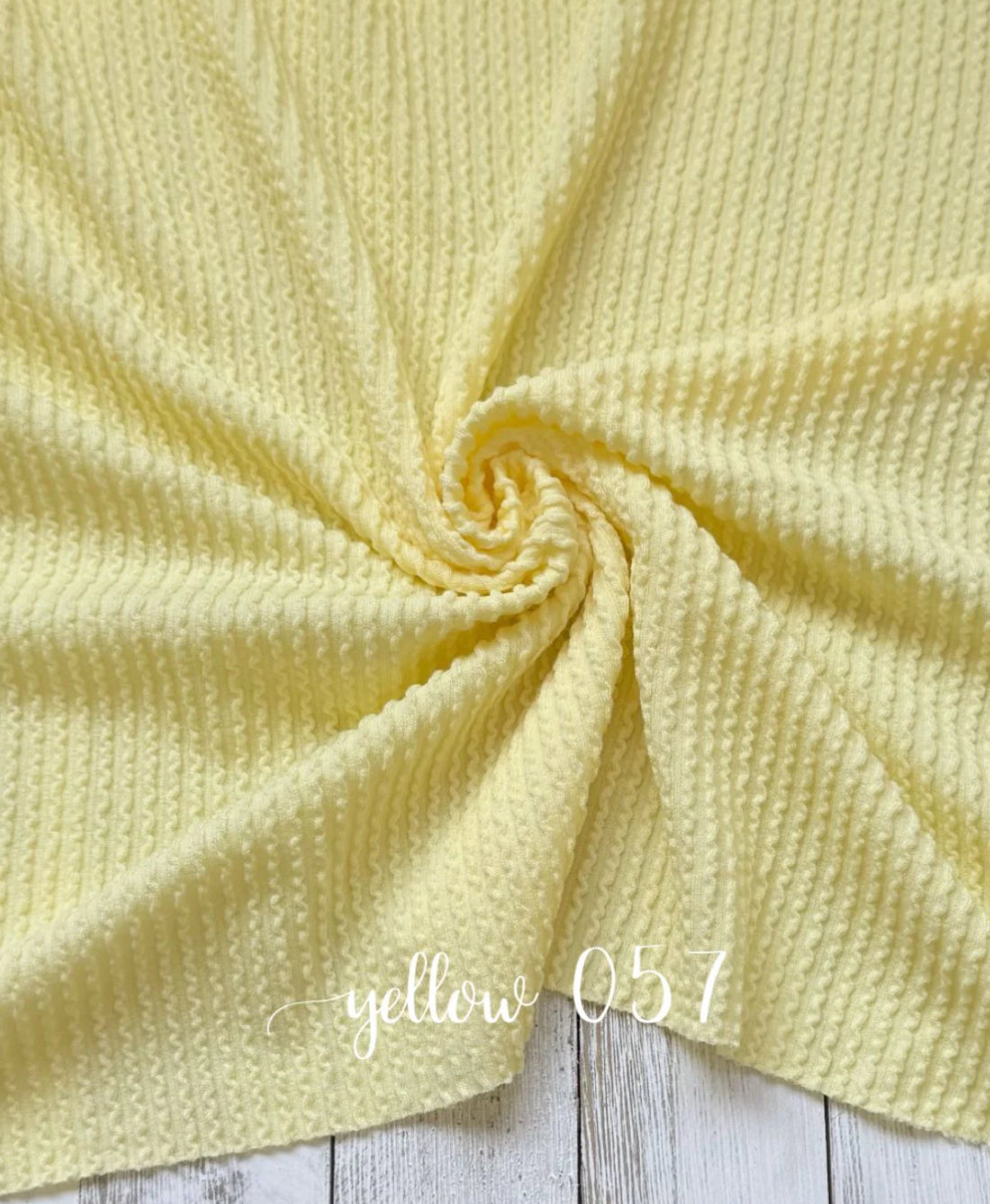 Light Yellow Urban Rib Knit