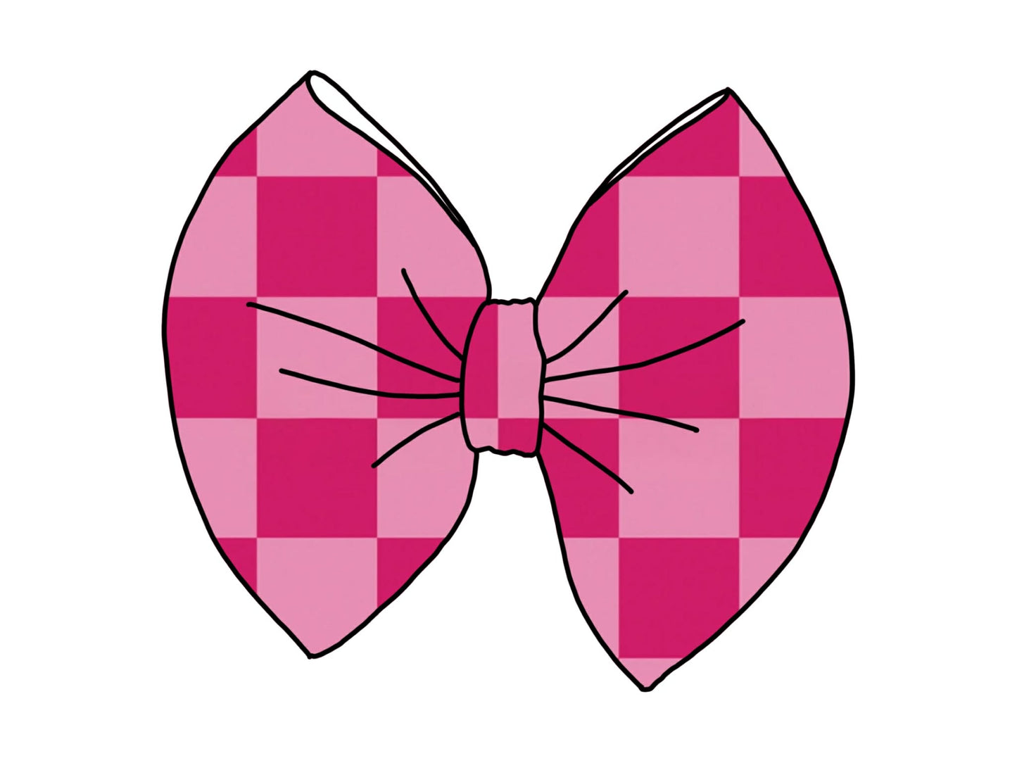 Double Pink Checker Thin Scuba