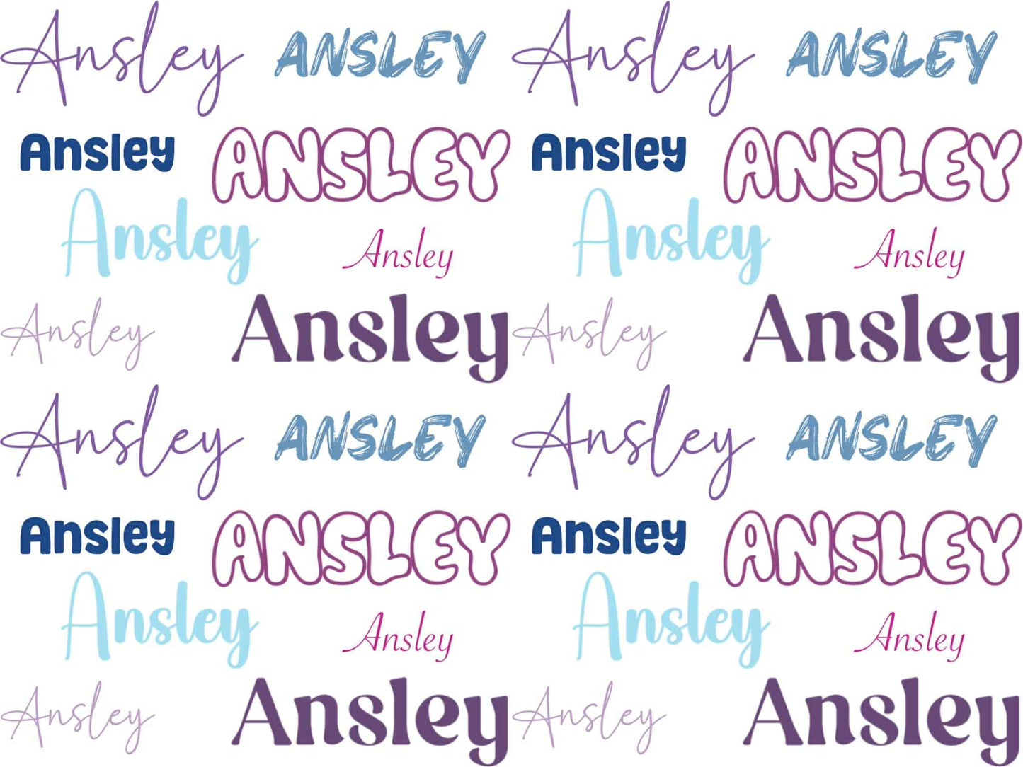 Sublimation Name Bow