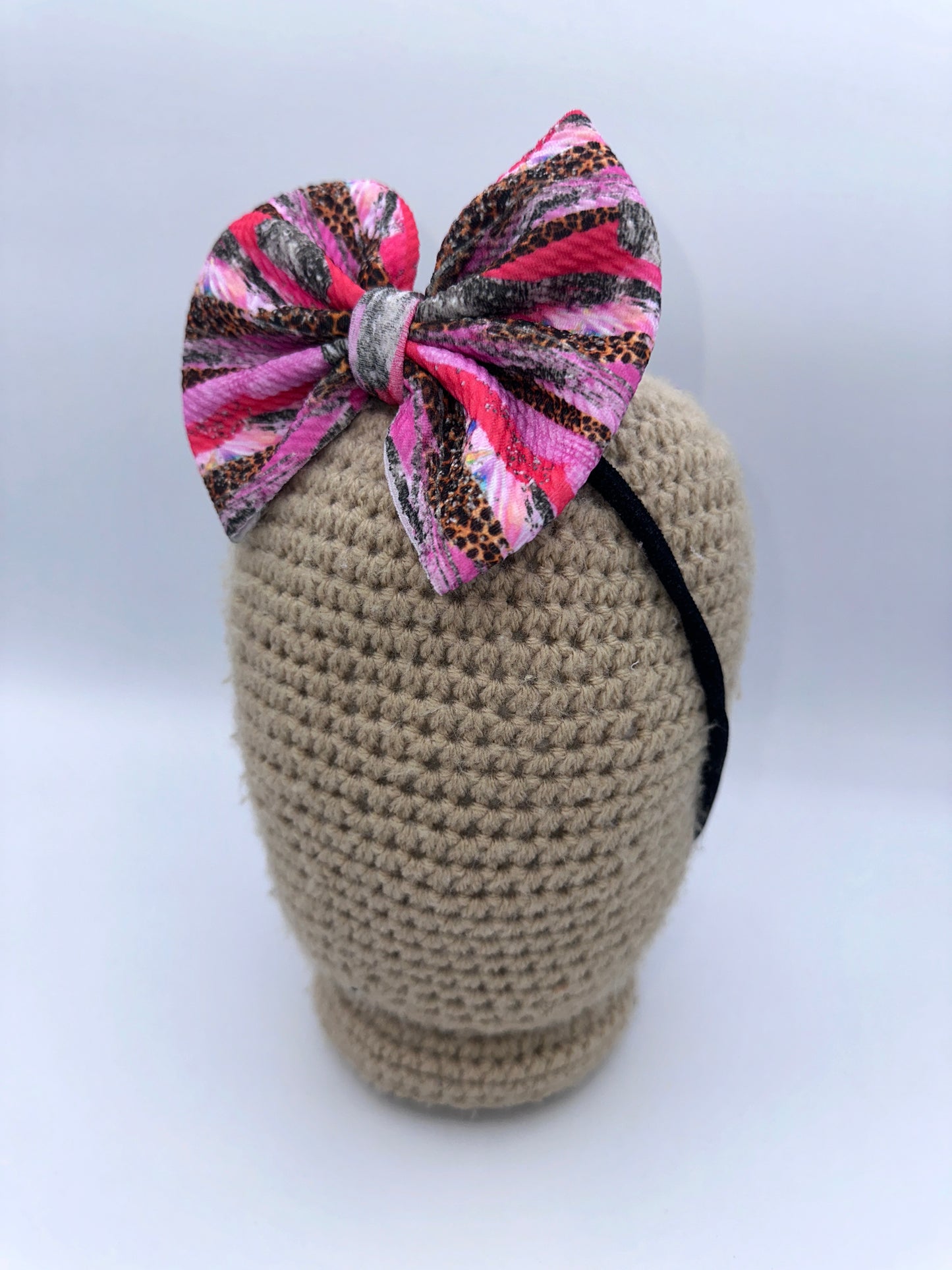 Pink Cheetah Brushstroke