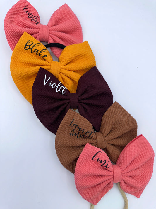 Personalized Bow