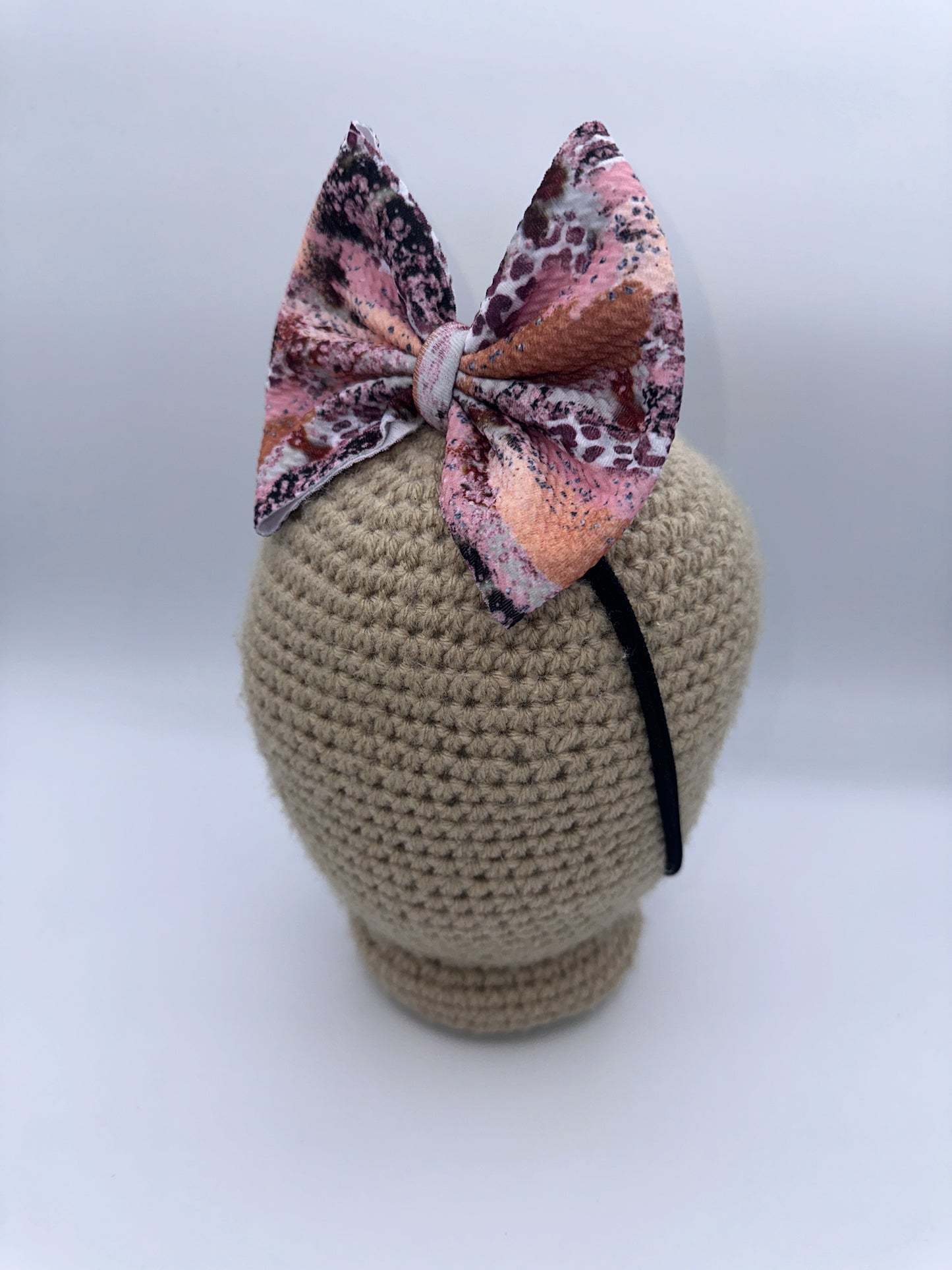 Rose Gold Cheetah Brushstroke