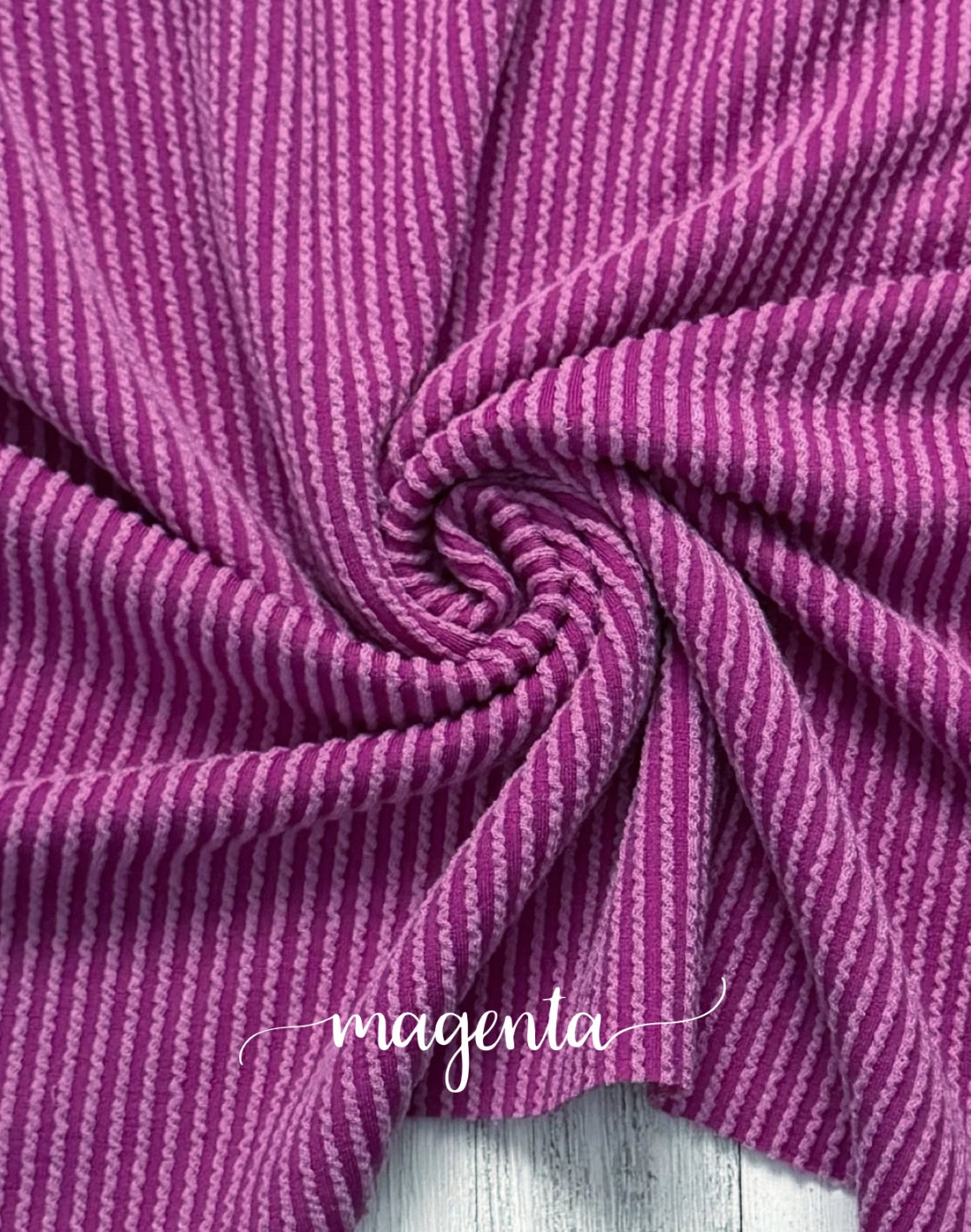 Magenta Urban Rib Knit