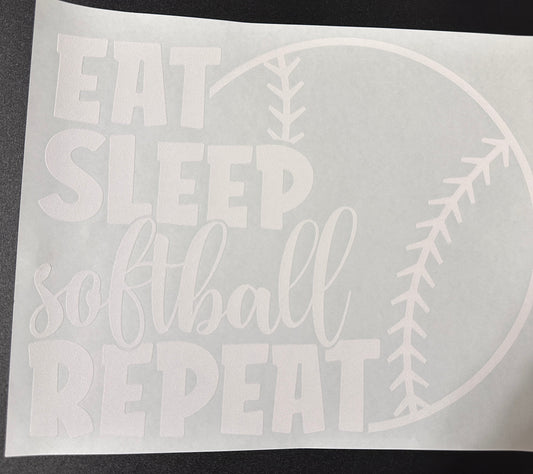 Eat Sleep Softball