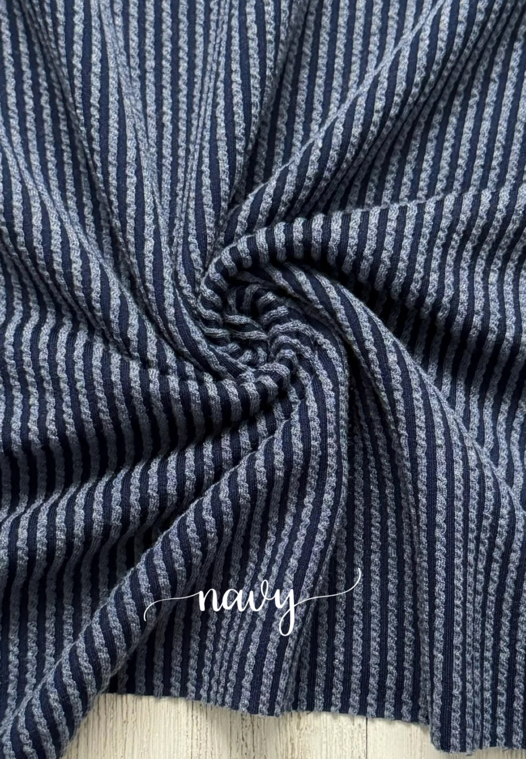 Navy Urban Rib Knit