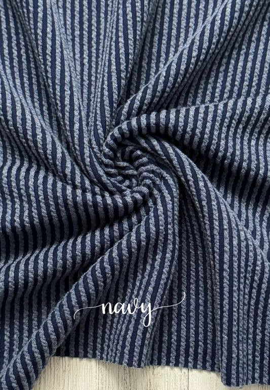 Navy Urban Rib Knit