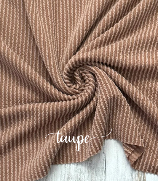 Taupe Urban Rib Knit