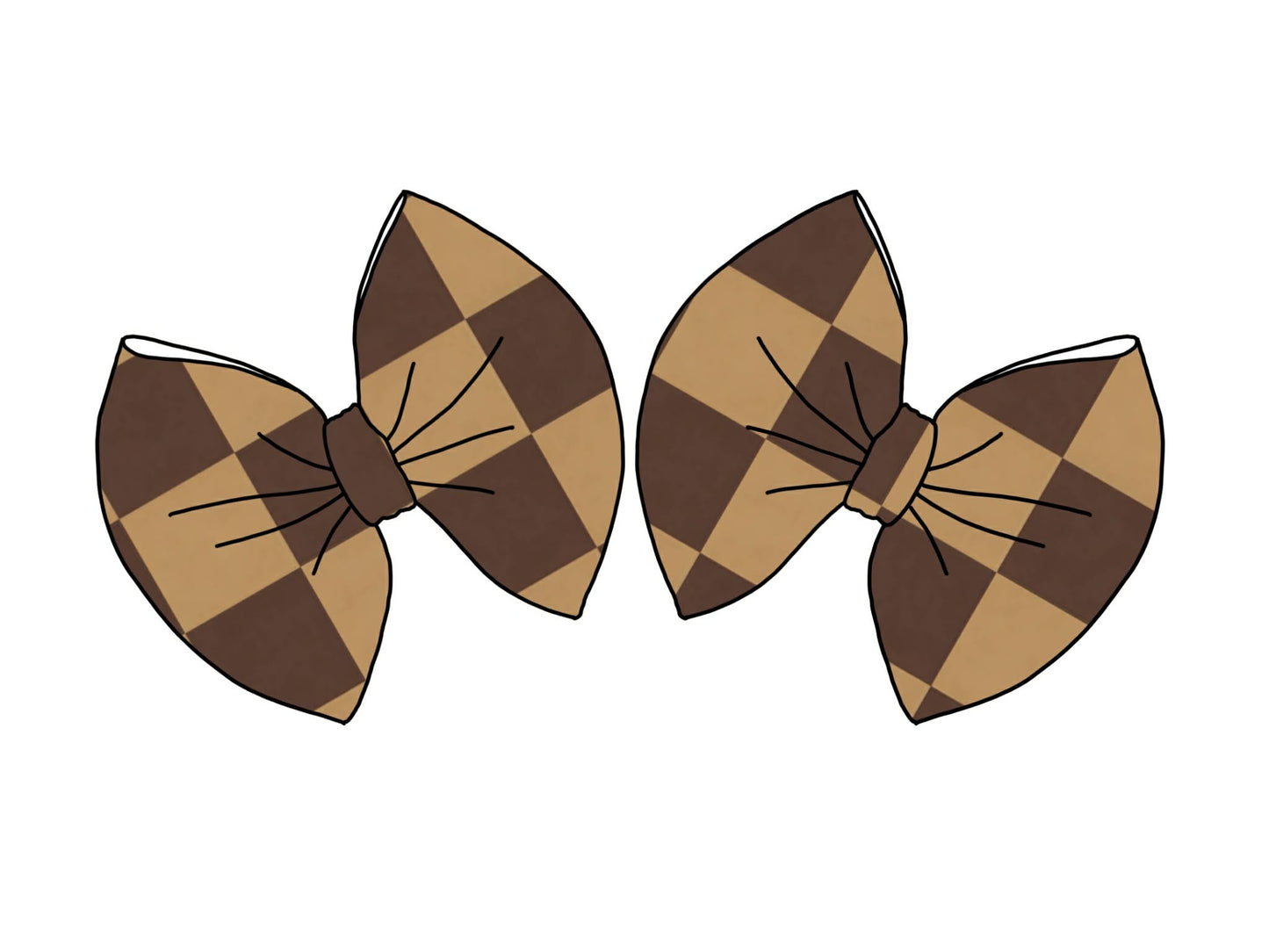Mocha Checker Thin Scuba