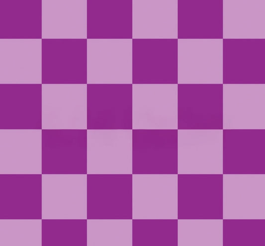 Purple Checker Thin Scuba