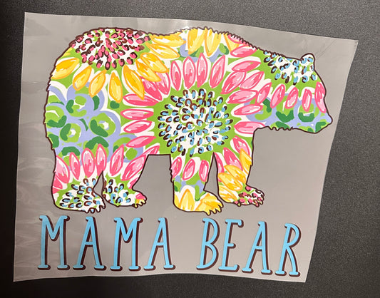 Floral Mama Bear