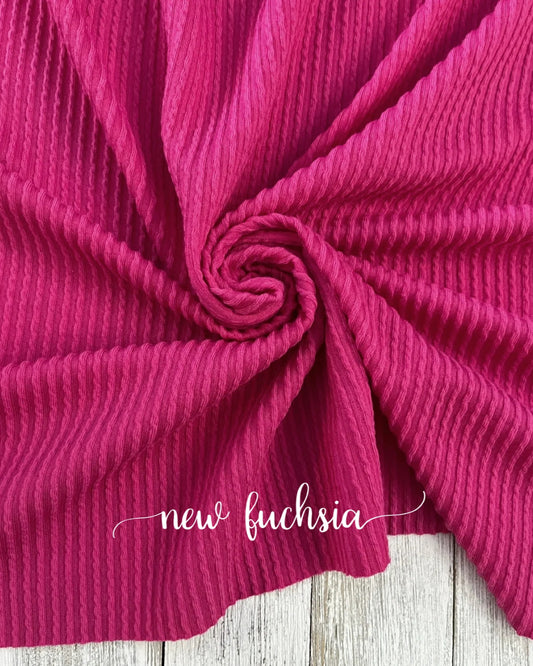 Fuchsia Urban Rib Knit