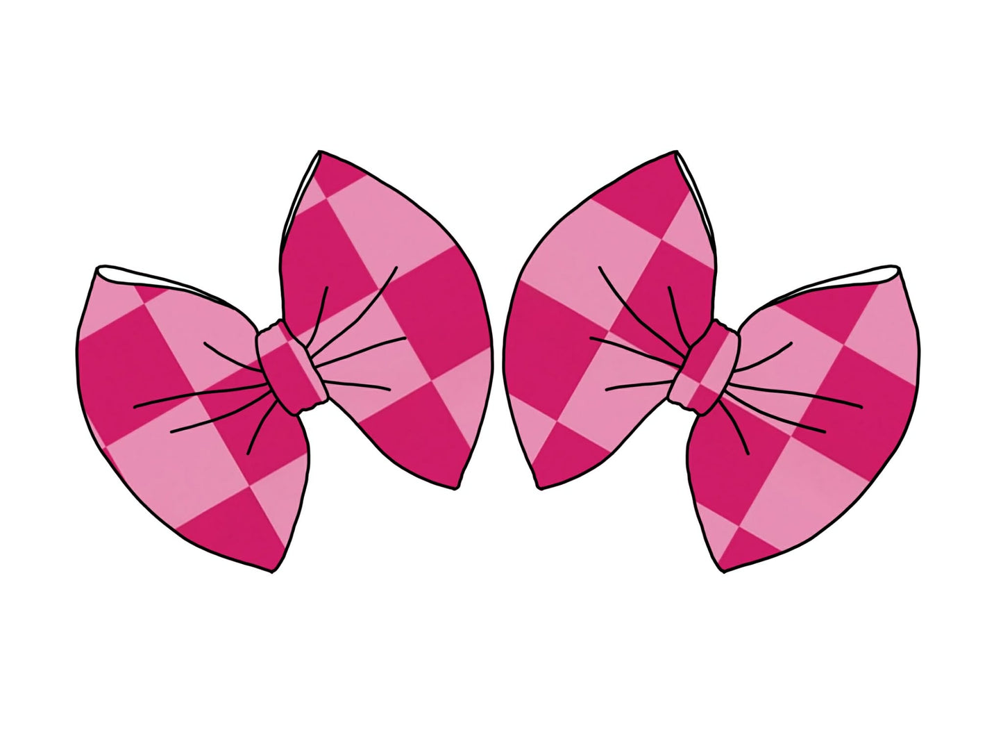 Double Pink Checker Thin Scuba