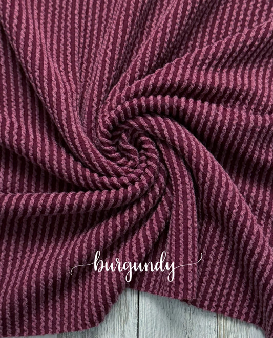 Burgundy Urban Rib Knit