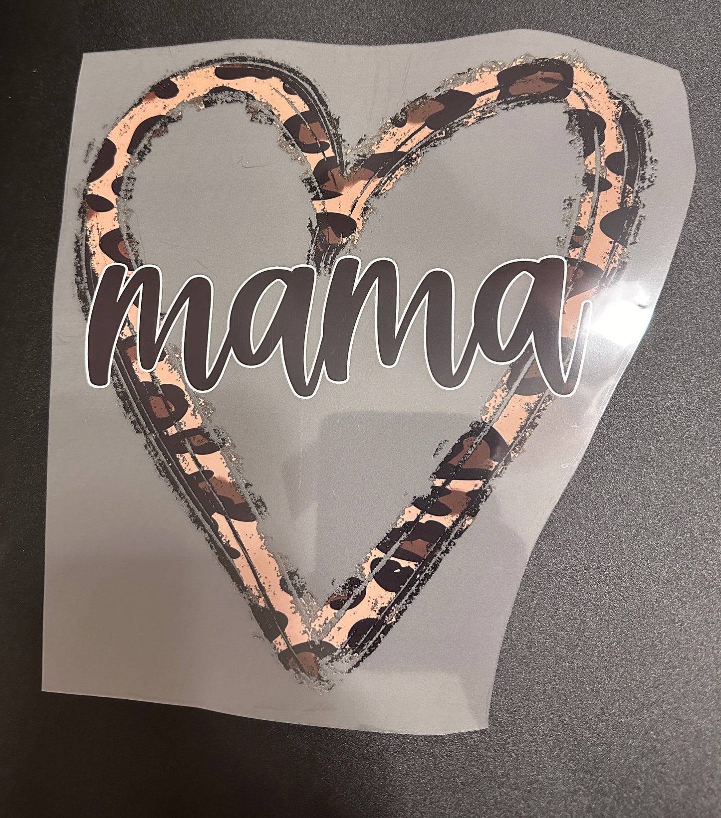 Cheetah Mama Heart