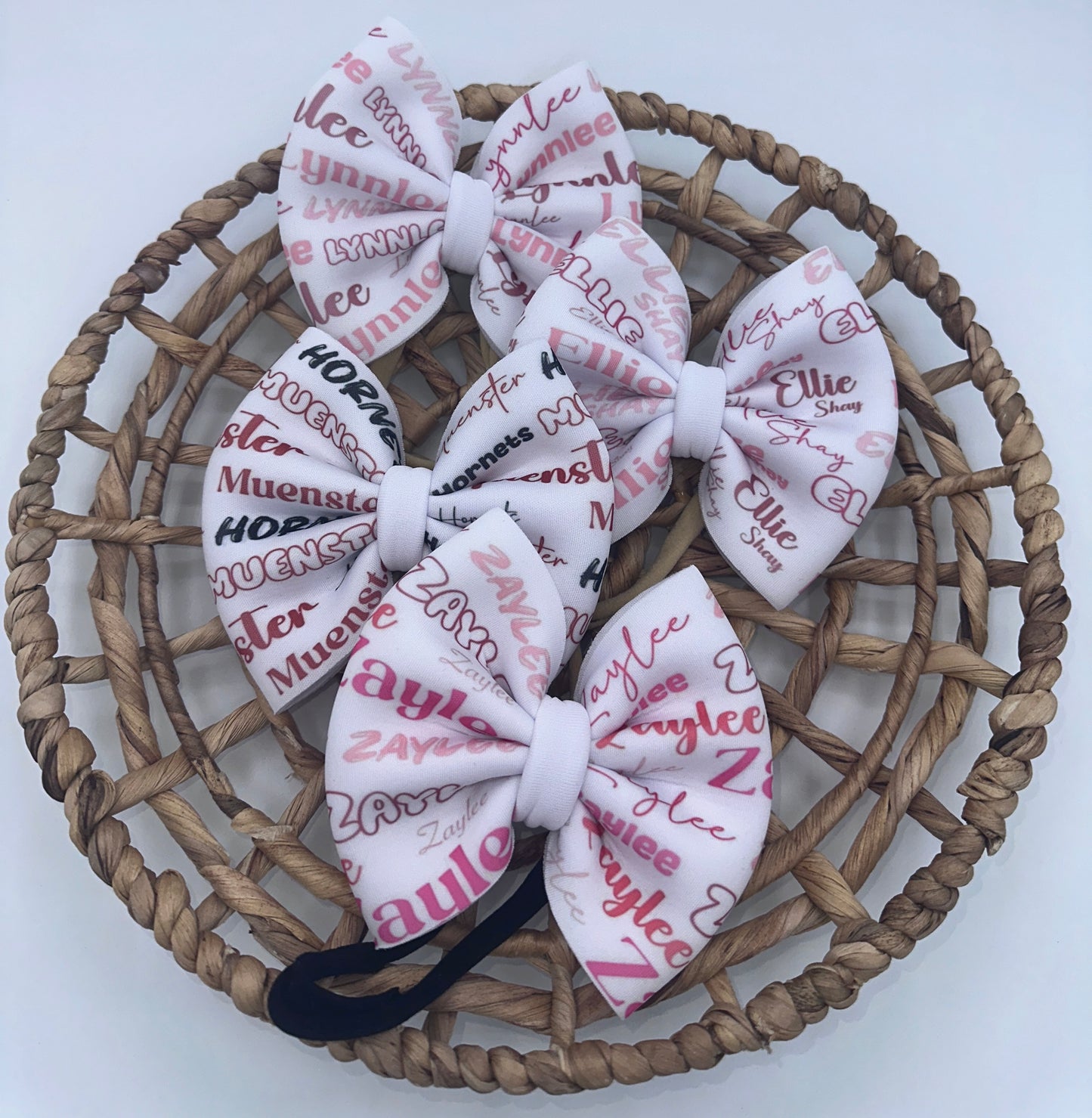 Sublimation Name Bow