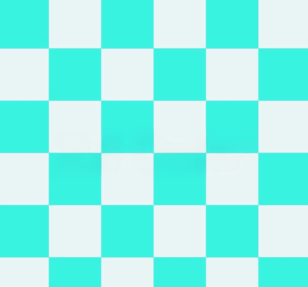 Turquoise Checker Thin Scuba
