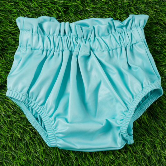 Aqua Ruffle Bloomers