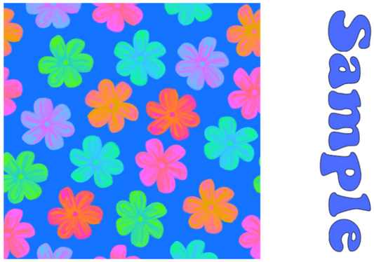 Bright Neon Flowers