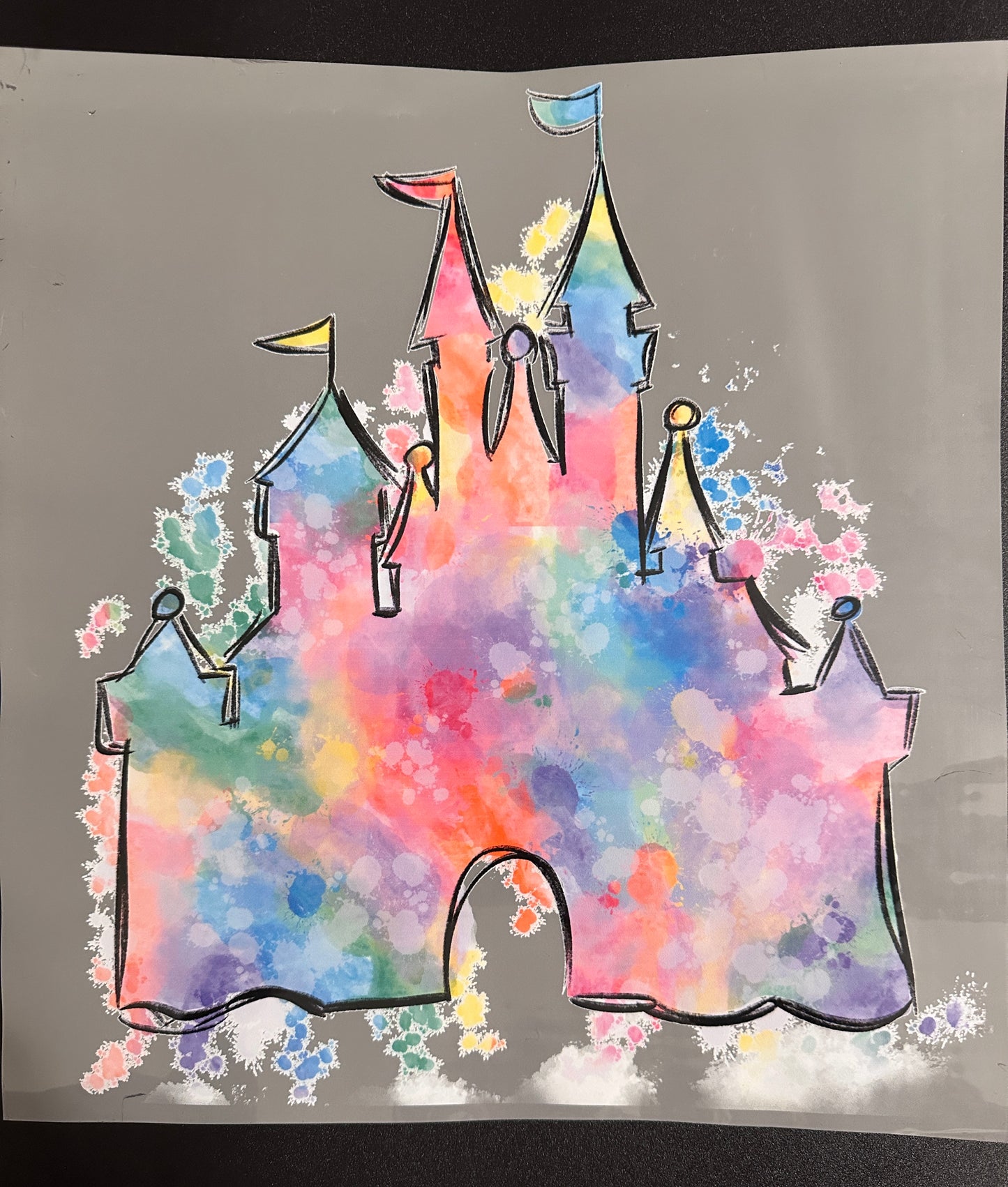 Watercolor Castle