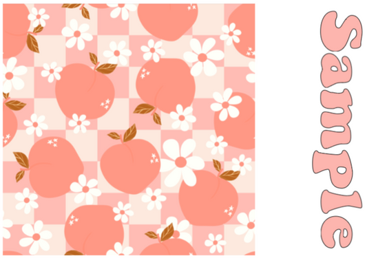 Checkered Daisy Peaches