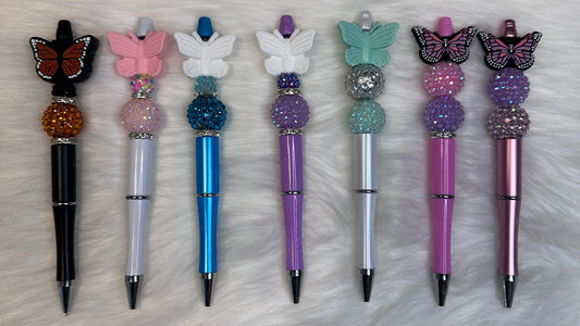 Butterfly Beaded Pen