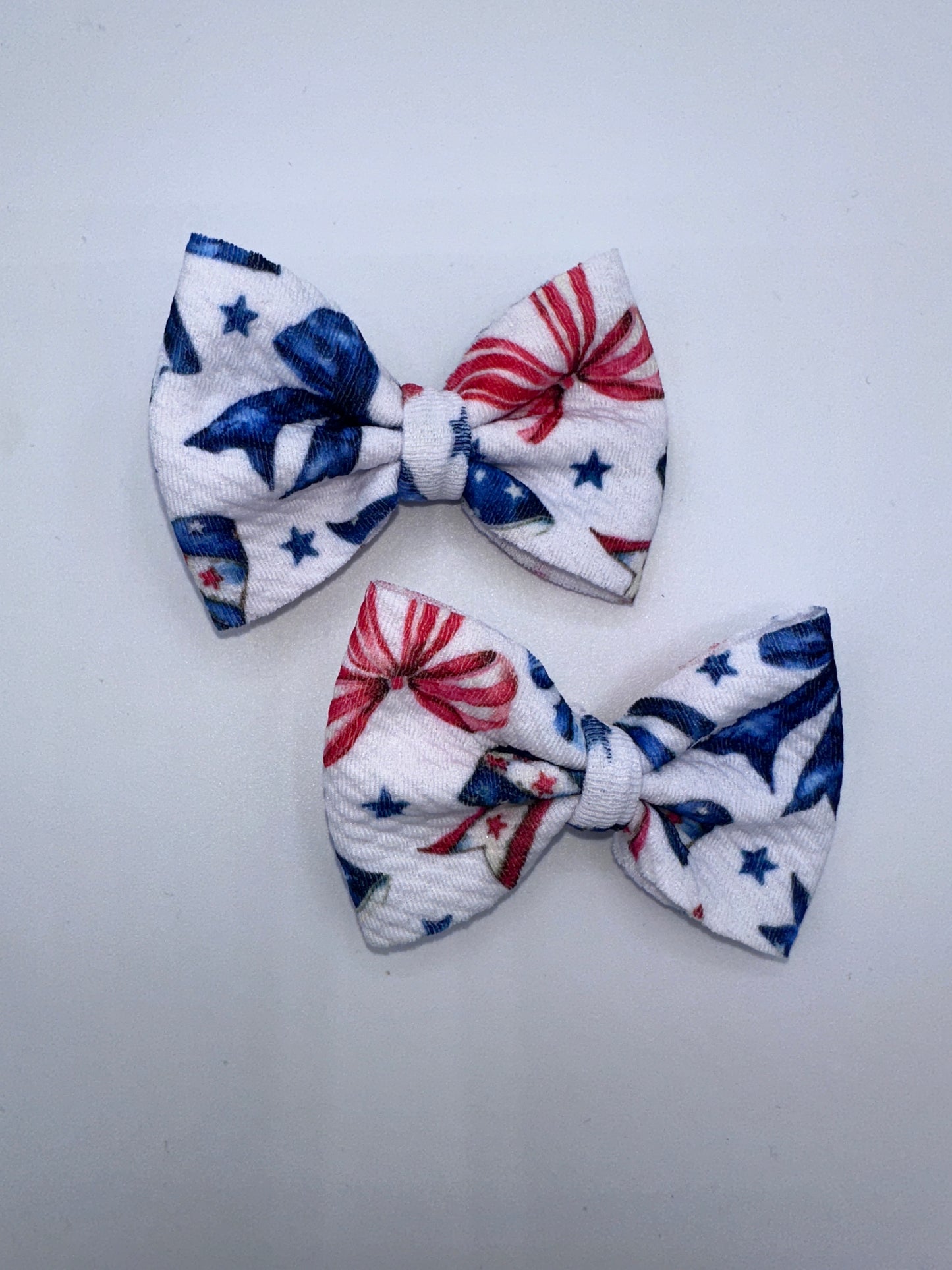 RWB Flag Bows