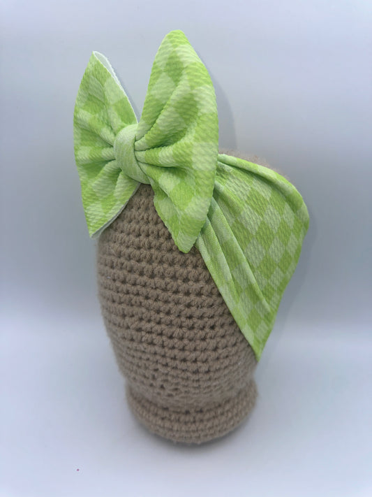 Neon Green Checkers
