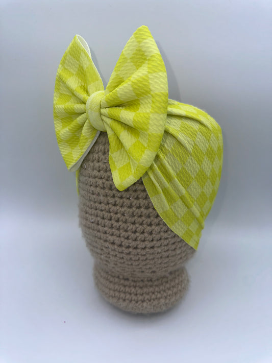Neon Yellow Checkers