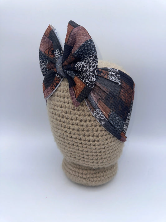 Ariat Cow Print Head Wrap