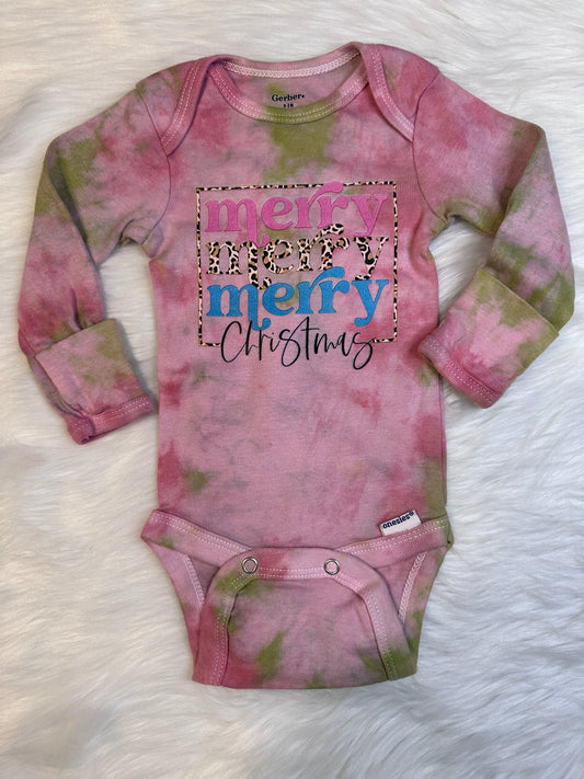 Tie Dye Merry Christmas