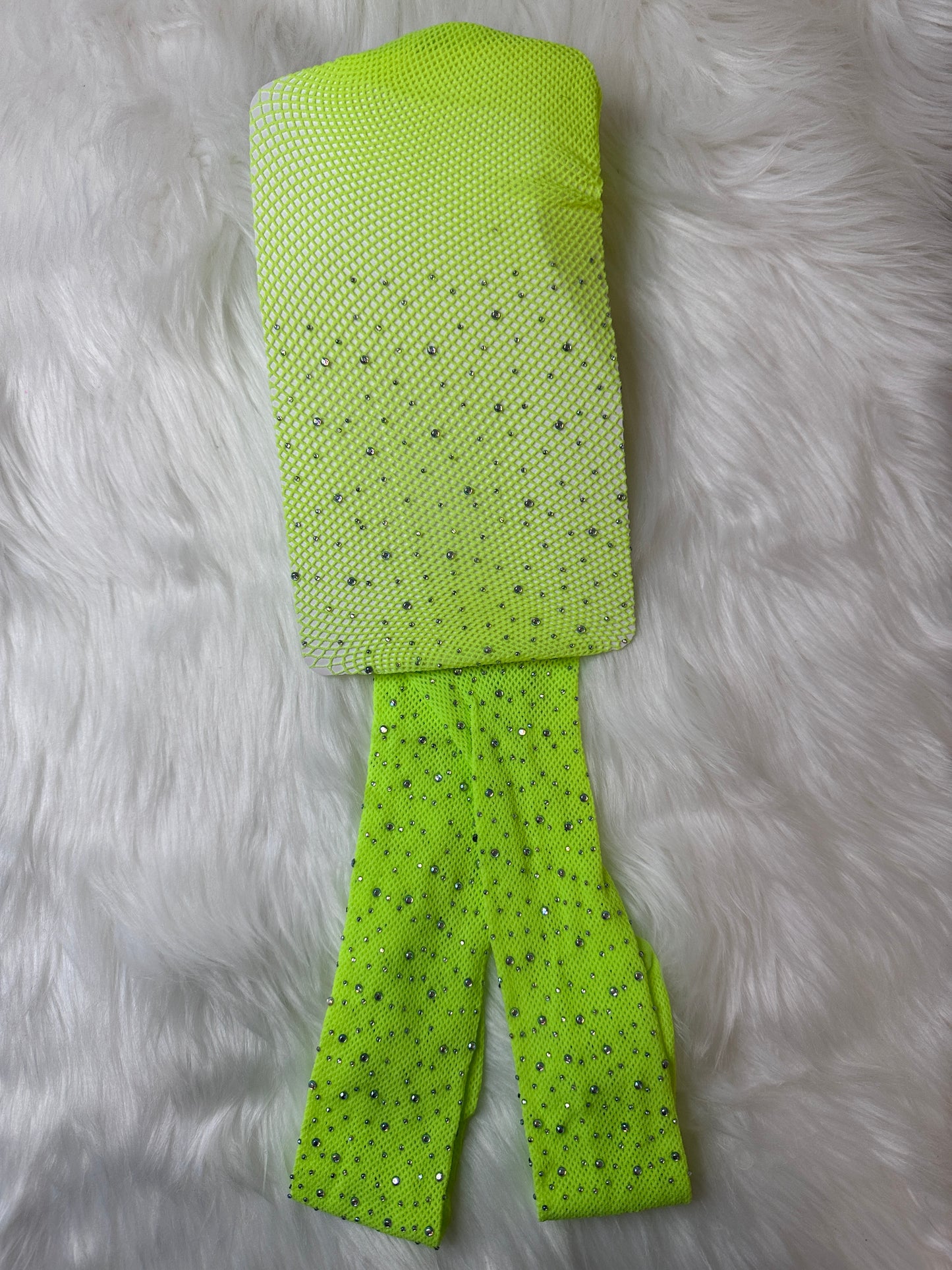 Neon Green Bling Tights