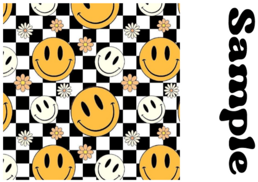 Smiling Checkers BW