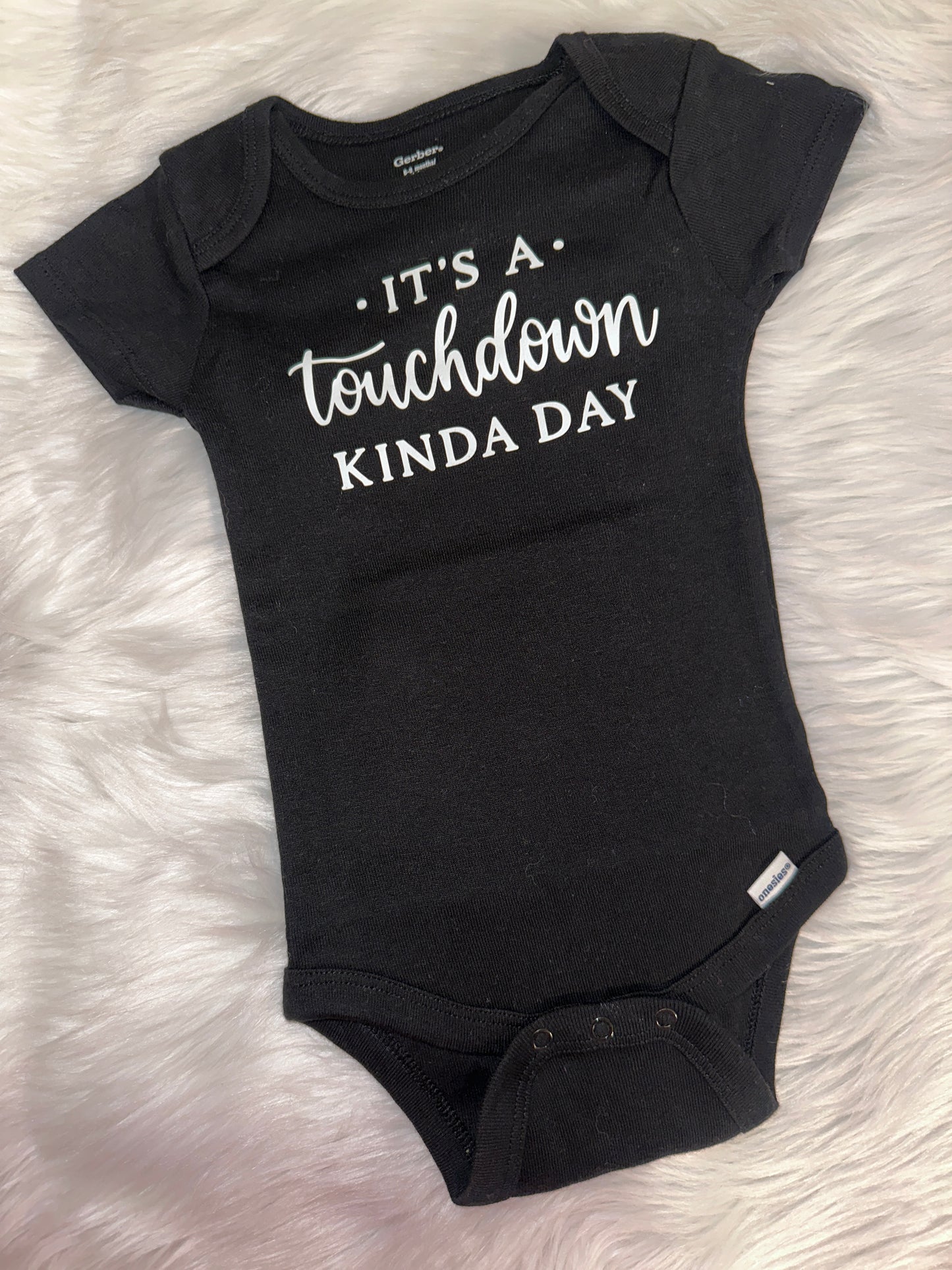 Touchdown Kinda Day Short Sleeve Onesie