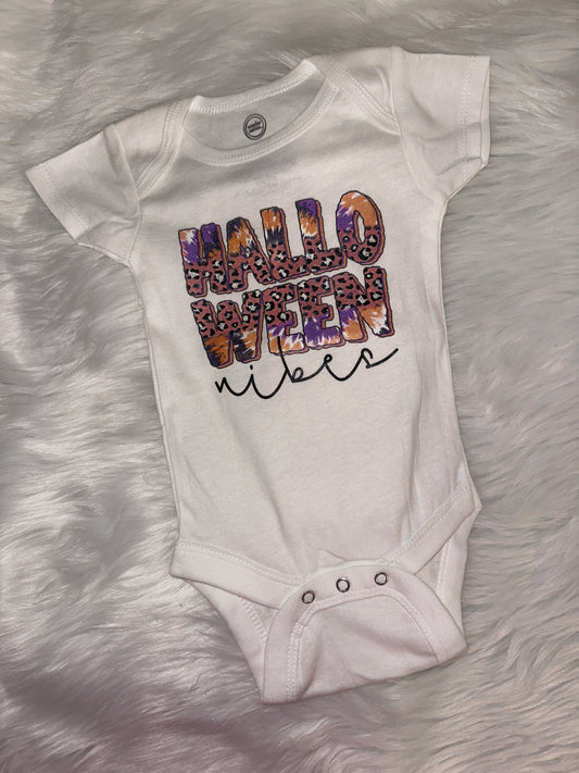 Halloween Vibes Short Sleeve Onesie