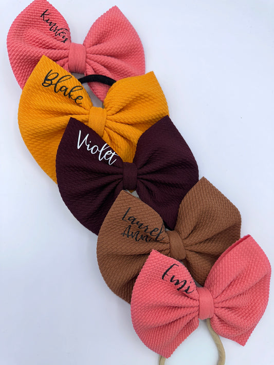 Personalized Bow