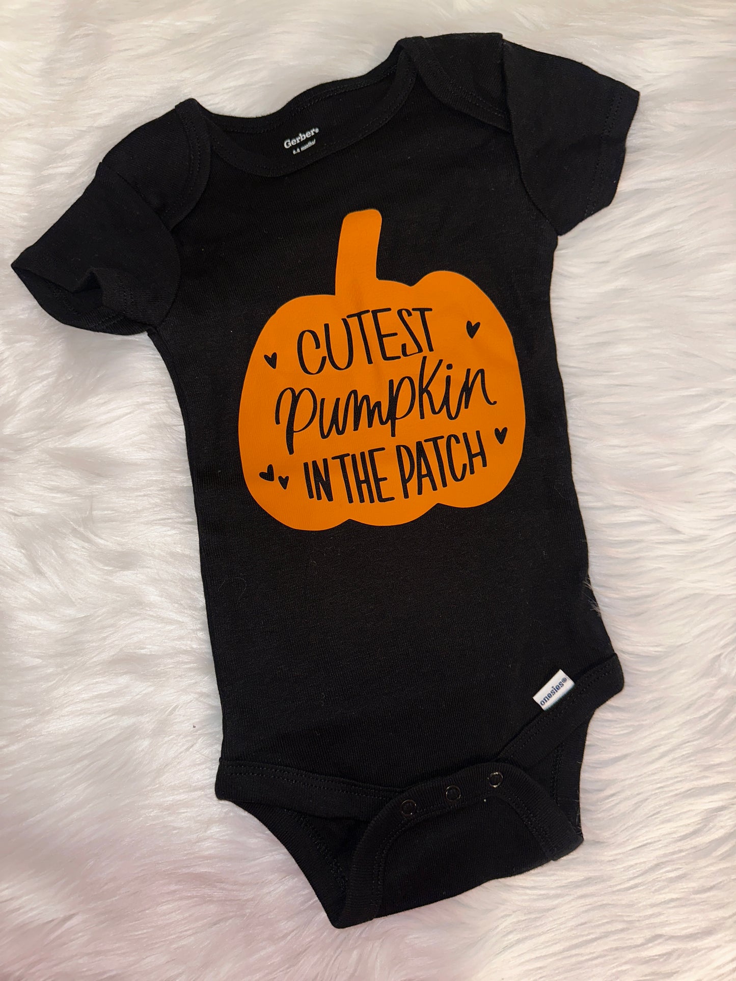 Cutest Pumpkin In The Patch Short Sleeve Onesie