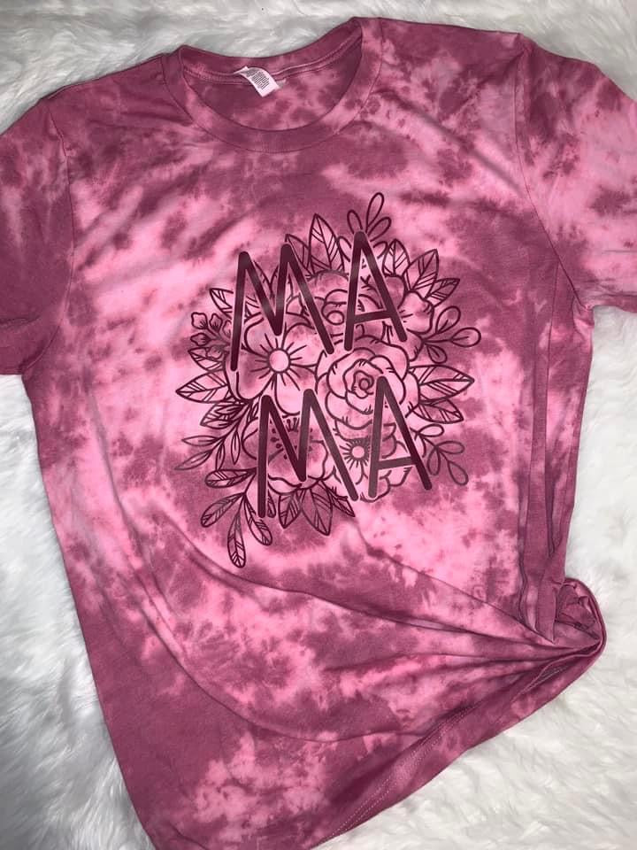 Mama Maroon Floral