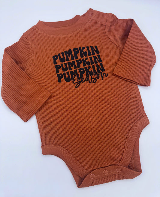 Pumpkin Season Long Sleeve Onesie