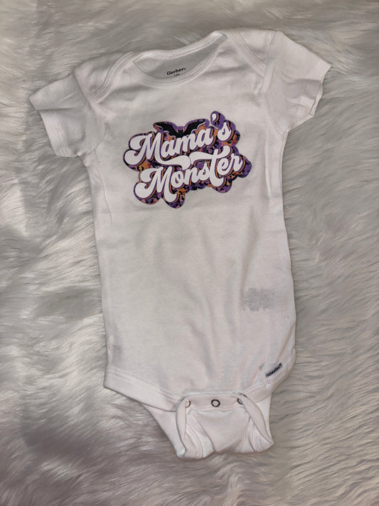 Mama's Monster Short Sleeve Onesie